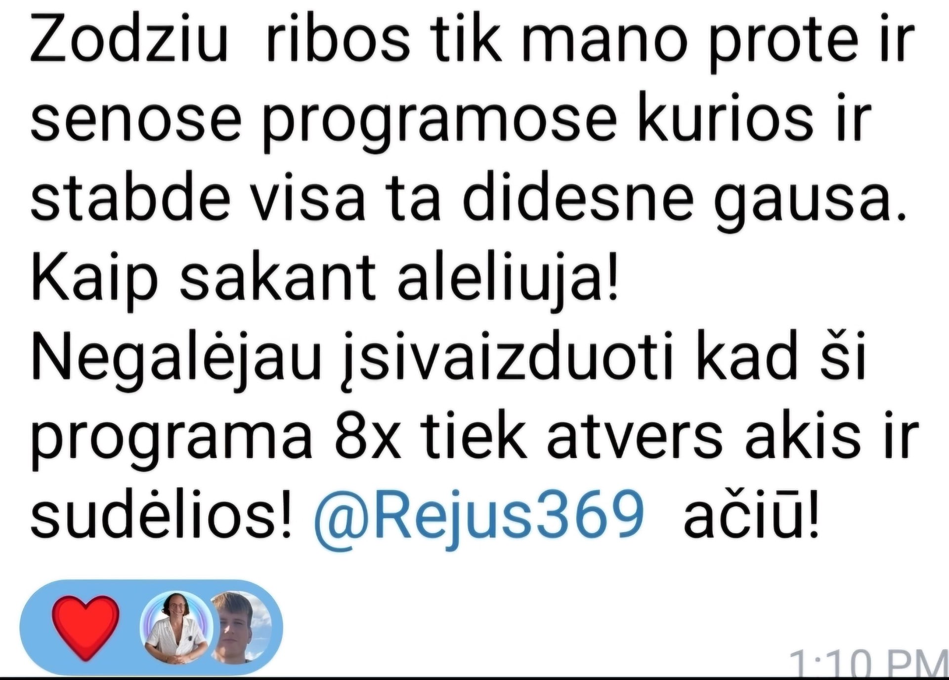Atsiliepimas 1